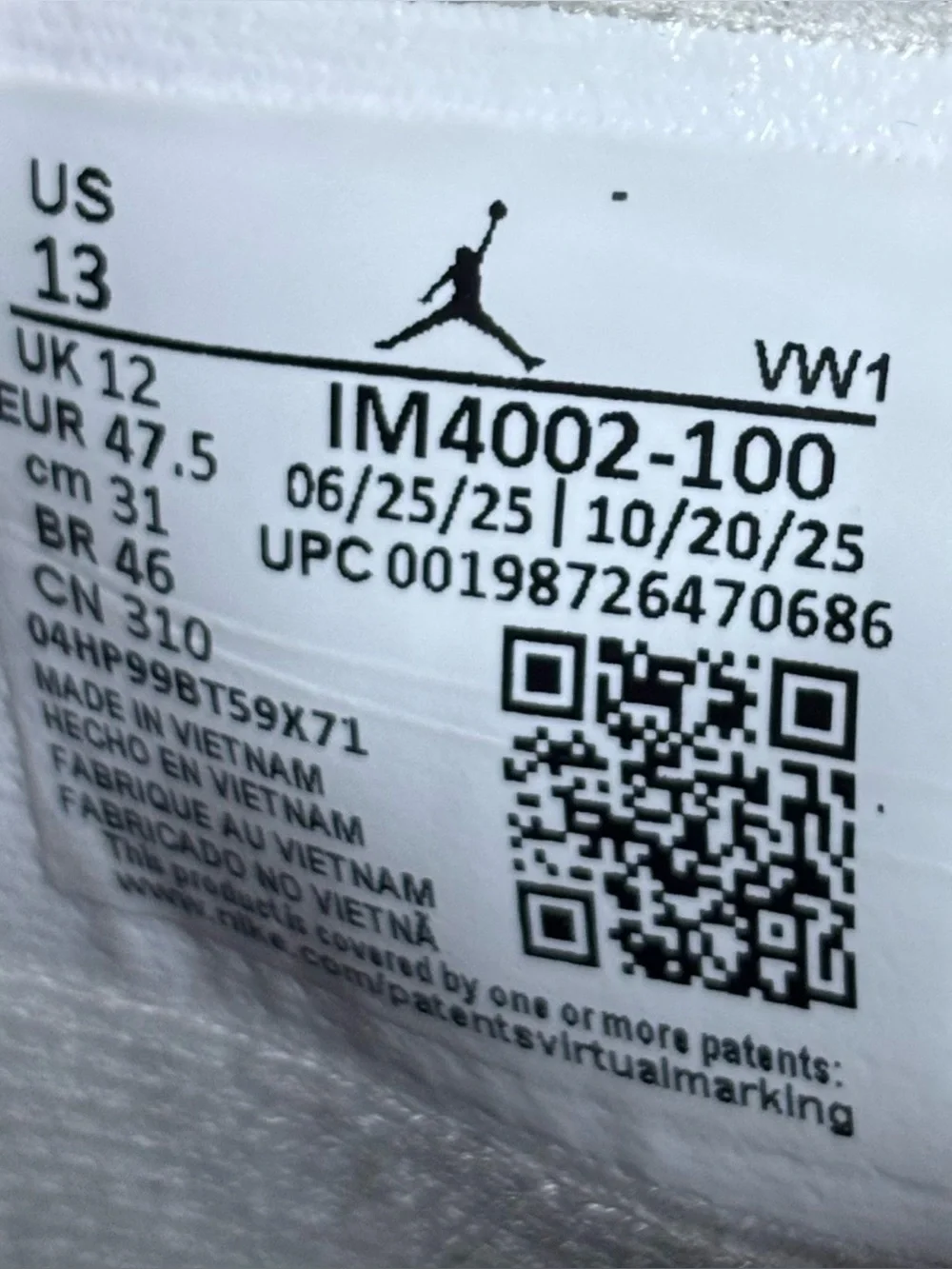 Jordan 4 Retro Flight Club 2026 Size 13